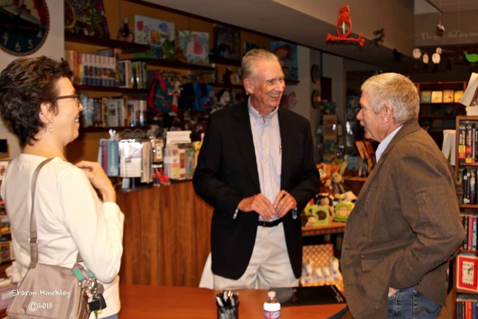 Kent Hinckley reading at a bookstore event