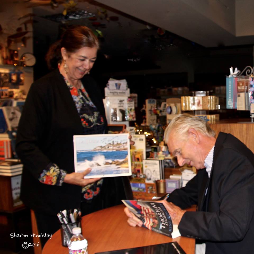Kent Hinckley signing books